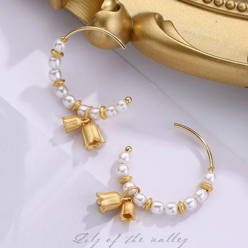 Sovict Golden Frost Zircon Earrings