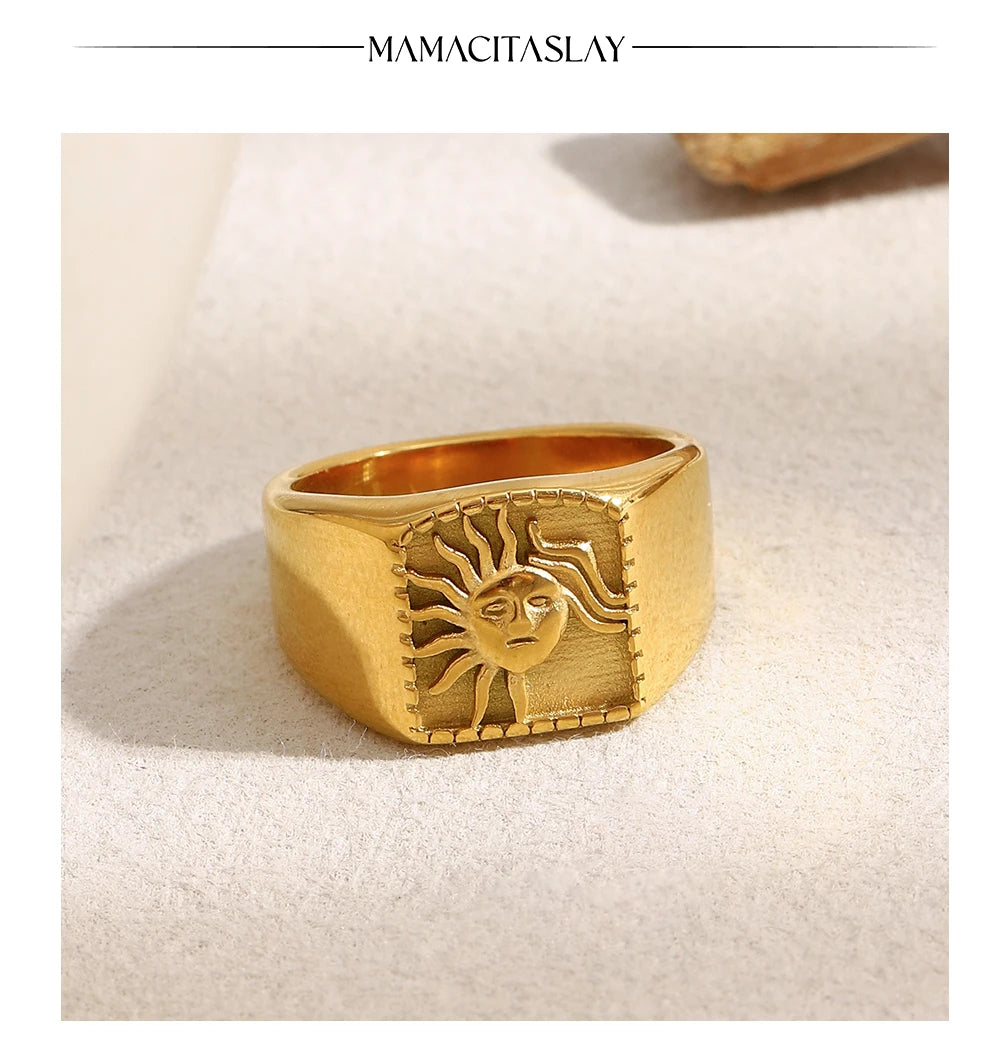 Sovict Solar Geometry Wide Ring