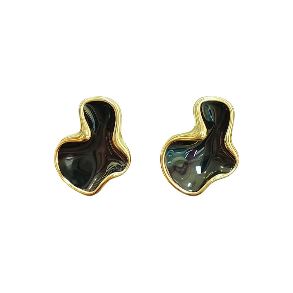 Sovict Cloud Glaze Stud Earrings