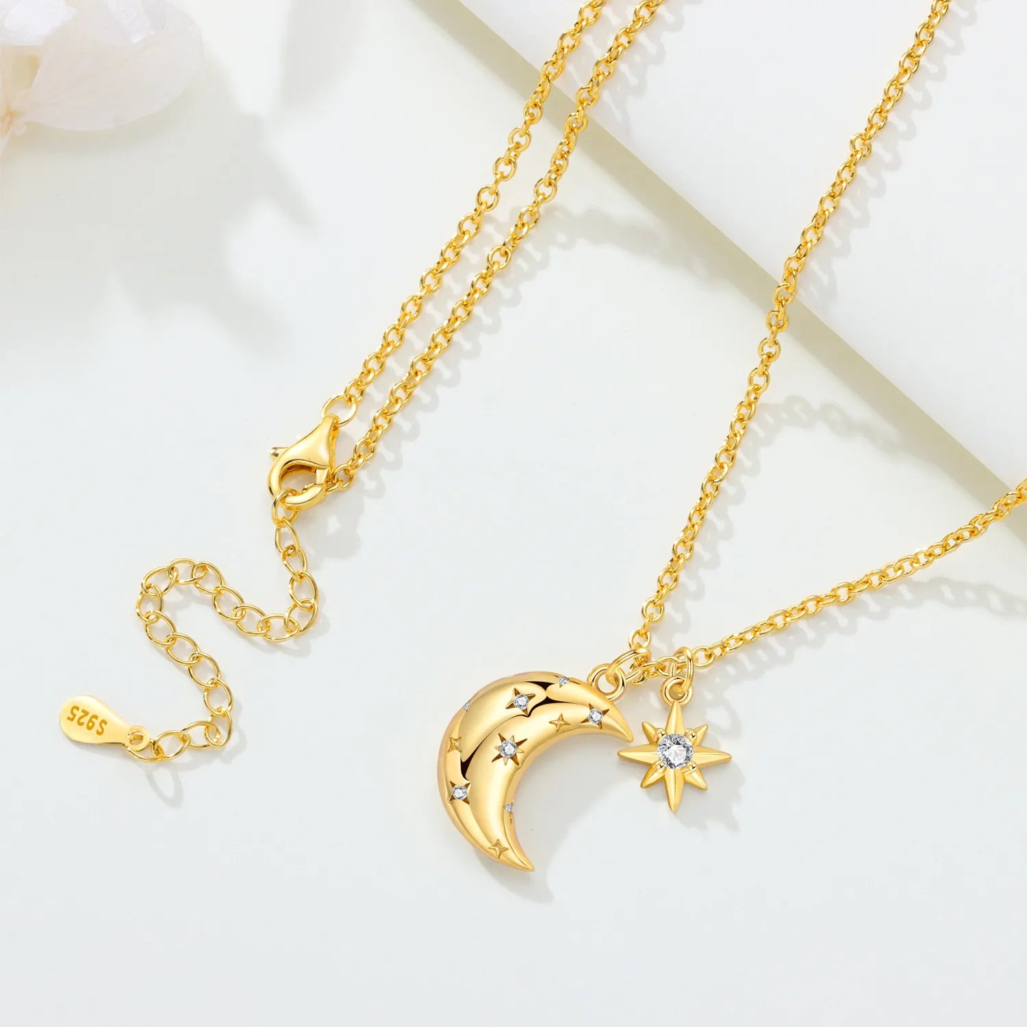 Sovict Celestial Star Moon Necklace
