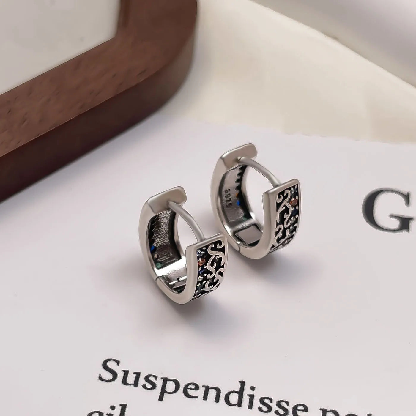 Sovict Golden Frost Zircon Earrings