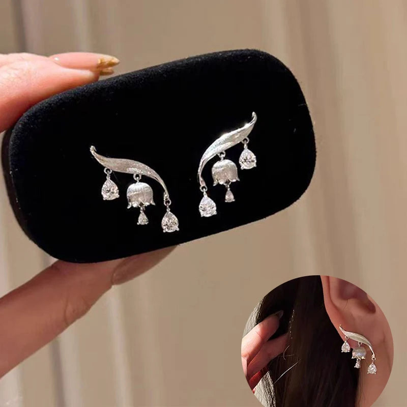 Sovict Golden Frost Zircon Earrings