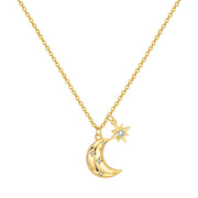Sovict Celestial Star Moon Necklace