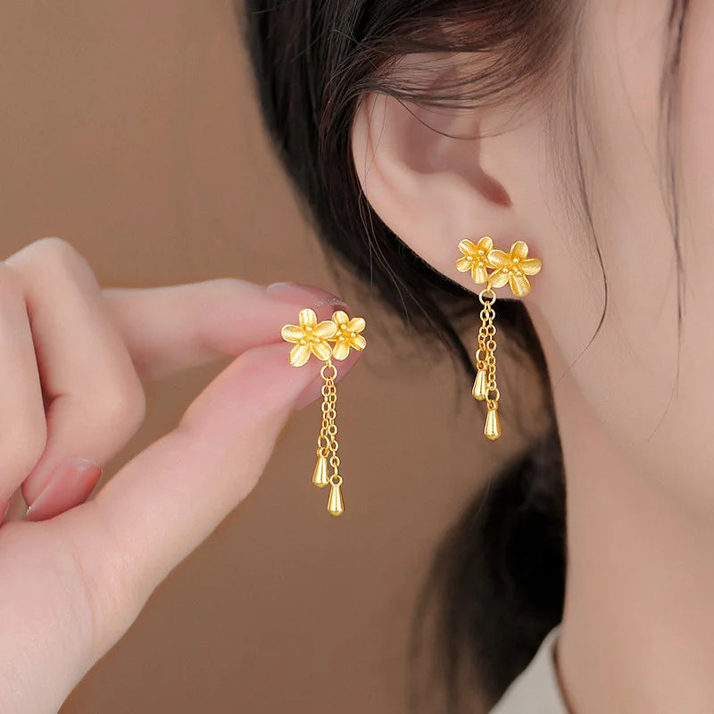 Sovict Golden Frost Zircon Earrings