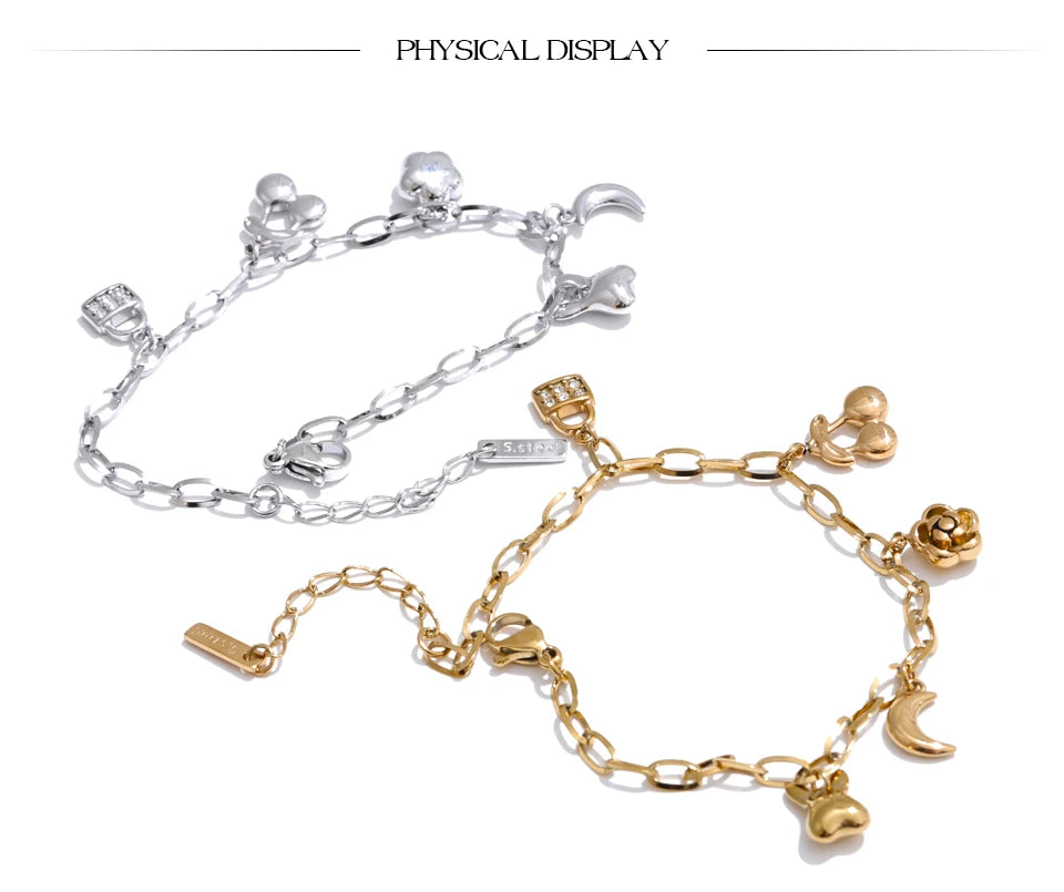 Sovict Celestial Bloom Charm Bracelet