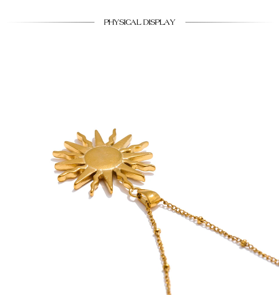 Sovict Celestial Shell Pendant Necklace