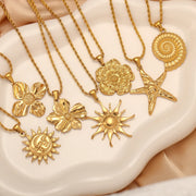 Sovict Coastal Charm Pendant Necklace