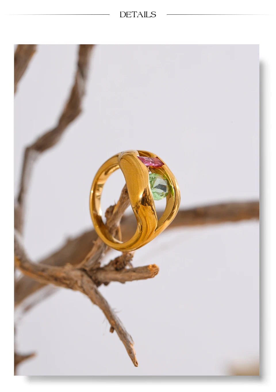 Sovict Crystal Kiss Ring
