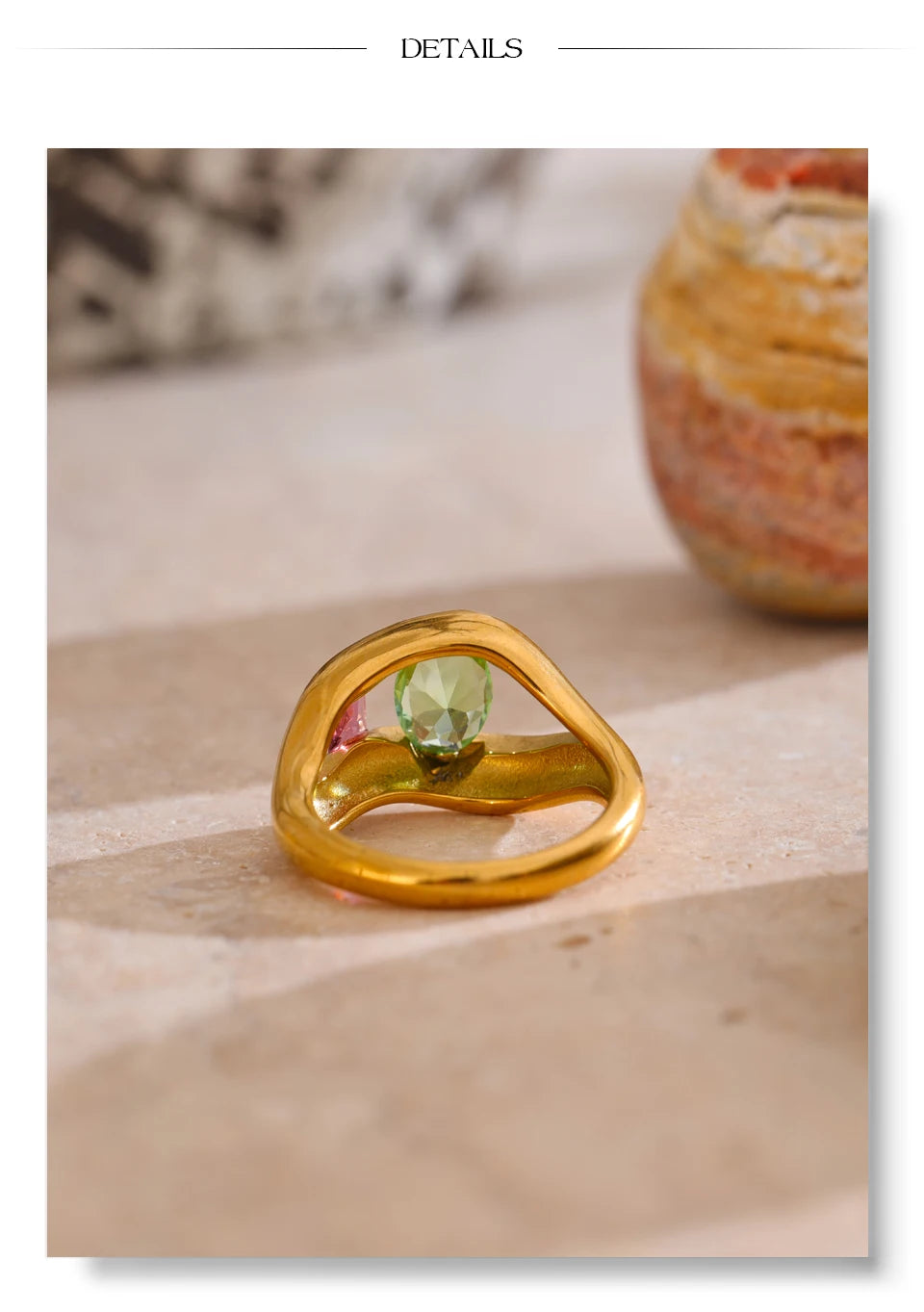 Sovict Crystal Kiss Ring