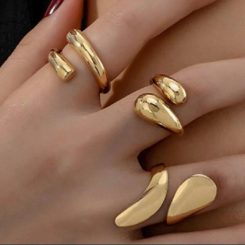 Sovict Geometric Punk Ring Trio