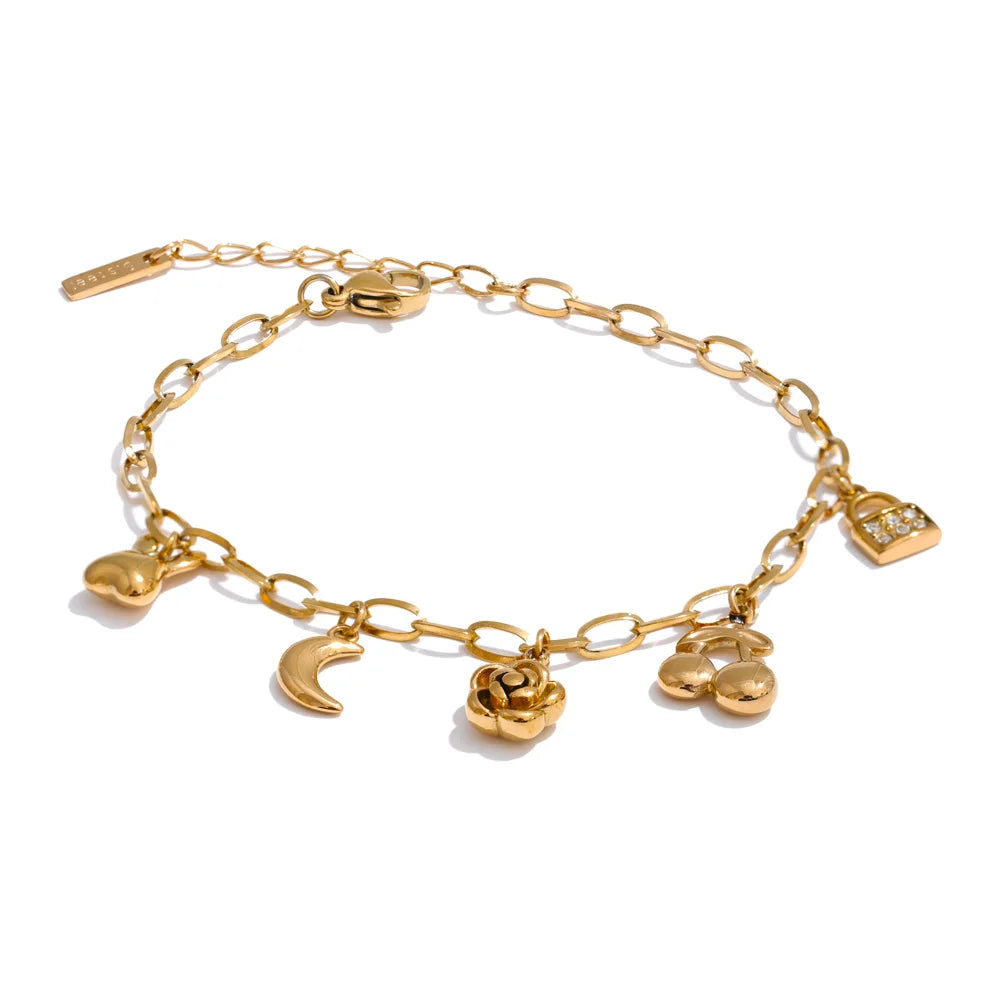Sovict Celestial Bloom Charm Bracelet