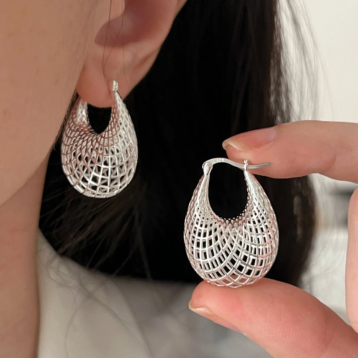 Sovict Golden Frost Zircon Earrings