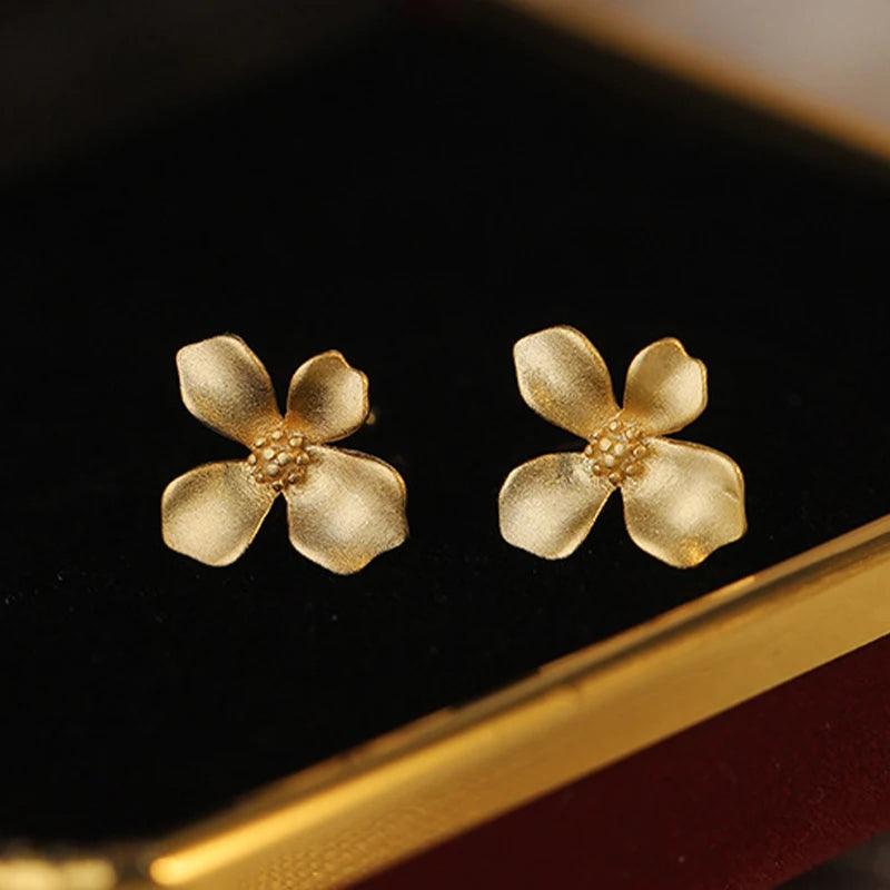 Sovict Golden Frost Zircon Earrings
