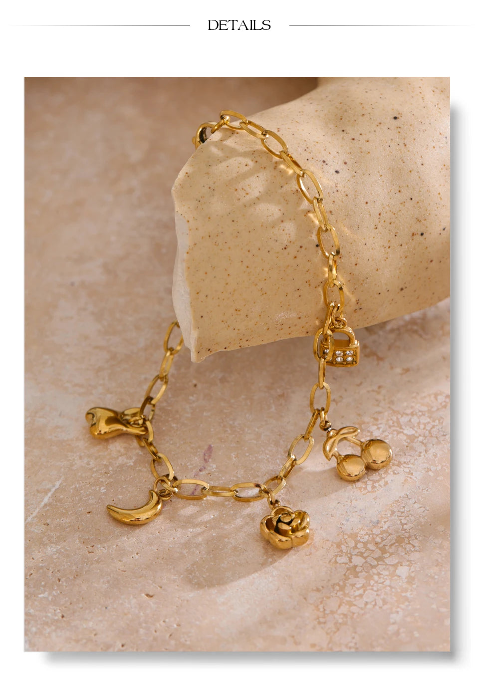 Sovict Celestial Bloom Charm Bracelet
