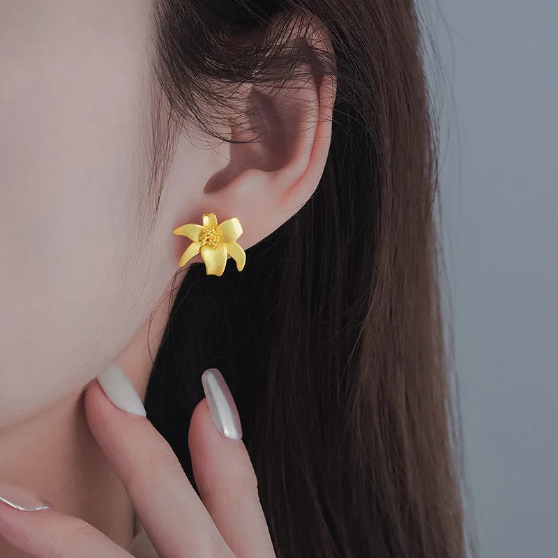Sovict Golden Frost Zircon Earrings