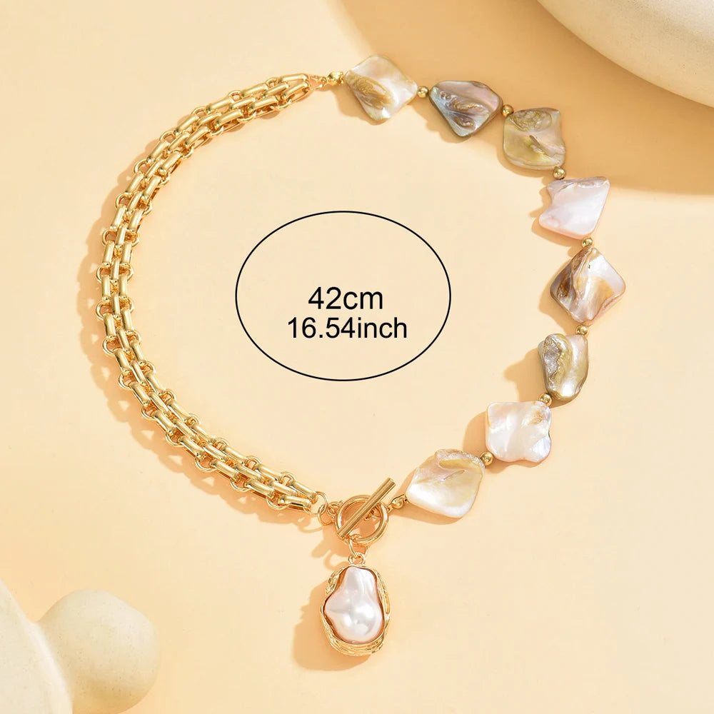 Sovict Baroque Pearl Link Choker