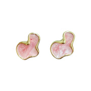 Sovict Cloud Glaze Stud Earrings