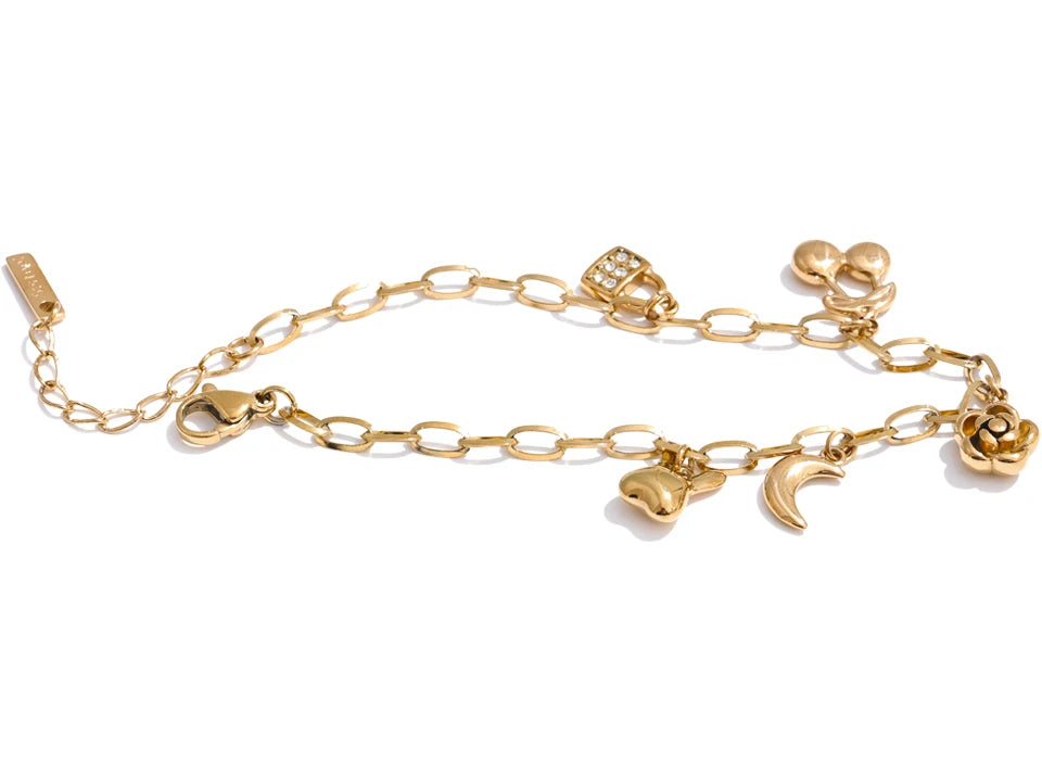 Sovict Celestial Bloom Charm Bracelet