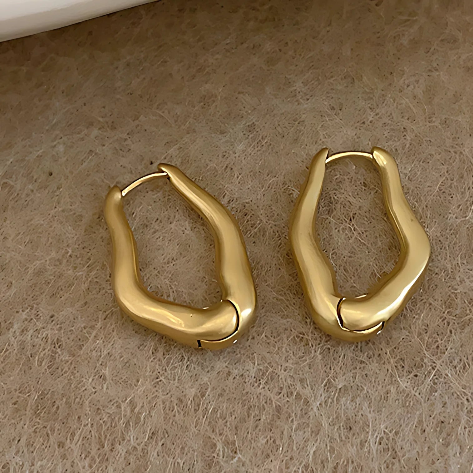 Sovict Golden Frost Zircon Earrings