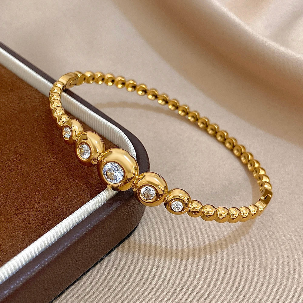 Unique Zircon Metal Beads