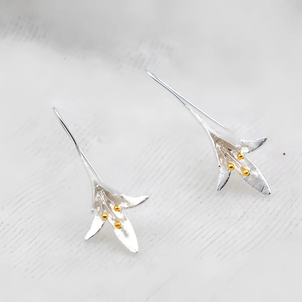 Sovict Golden Frost Zircon Earrings