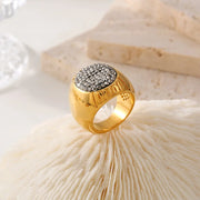 Women's Luxury Rhinestone Statement Ring