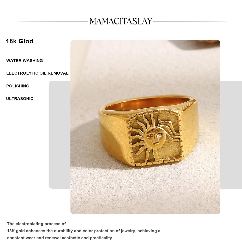Sovict Solar Geometry Wide Ring