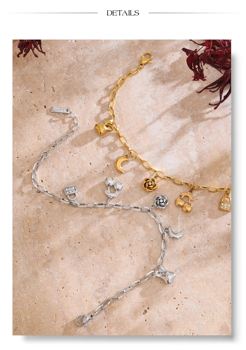 Sovict Celestial Bloom Charm Bracelet