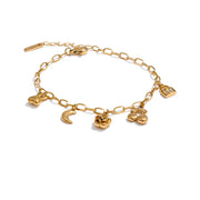 Sovict Celestial Bloom Charm Bracelet