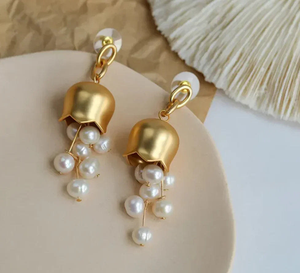 Sovict Golden Frost Zircon Earrings